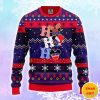 New York Giants HoHoHo Mickey Christmas AOP Sweater