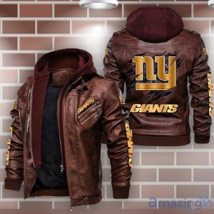 New York Giants Leather Jacket For Fans Product Photo 2