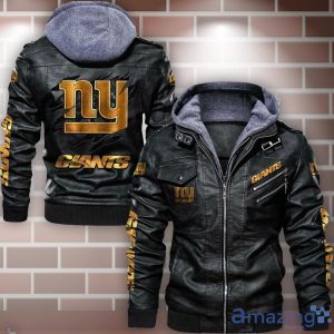 New York Giants Leather Jacket For Fans Product Photo 1