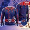 New York Giants NFL Football Custom Name Ugly Christmas Sweater