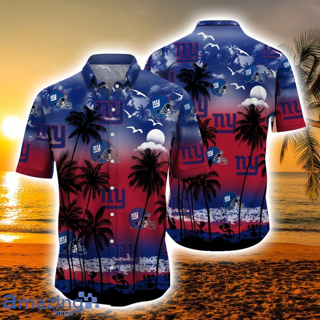 New York Giants Hawaiian Shirt Bold and Bright New York Giants