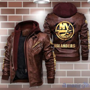 New York Islanders Leather Jacket For Fans Product Photo 2