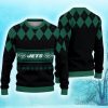 New York Jets Christmas Caro Pattern Limited Edition Ugly Sweater