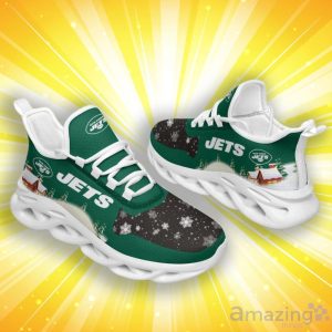 New York Jets Christmas Pattern Print Special Style Max Soul Shoes image New York Jets Christmas Pattern Print Special Style Max Soul Shoes Product Photo 2