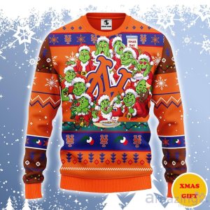 New York Mets 12 Grinch Xmas Day Ugly Sweater Gift For Christmas Product Photo 1