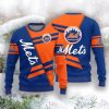 New York Mets Basic Pattern New Style Knitted Sweater