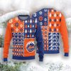 New York Mets Christmas Pine Trees Pattern New Style Knitted Sweater