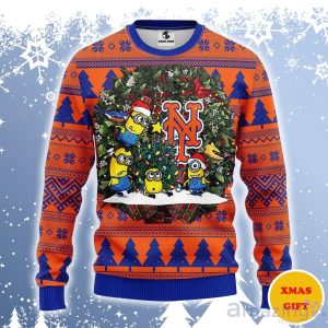 New York Mets Minion Ugly Sweater Gift For Christmas Product Photo 1