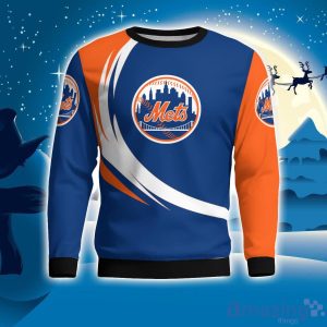 New York Mets Simple Vintage 3D Sweater Christmas Gift For Fans Product Photo 1