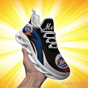 New York Mets Triangle Abstract Pattern Limited Edition Christmas Max Soul Shoes image New York Mets Triangle Abstract Pattern Limited Edition Christmas Max Soul Shoes Product Photo 2