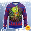 New York Rangers Grinch Hug Ugly Sweater Gift For Christmas