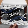 New York Yankees Triangle Abstract Pattern Limited Edition Christmas Max Soul Shoes