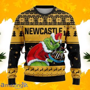 Newcastle Grinch Ugly Christmas Sweater Custom Number & Name Product Photo 2