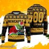 Newcastle Grinch Ugly Christmas Sweater Custom Number & Name