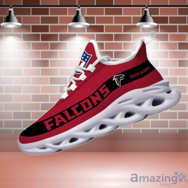 NFL Atlanta Falcons Red Black Max Soul Shoes Running Sneakers - T-shirts  Low Price