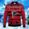 NFL Atlanta Falcons Sweater All Over Print Christmas Ugly Sweater Christmas Gift For Fans