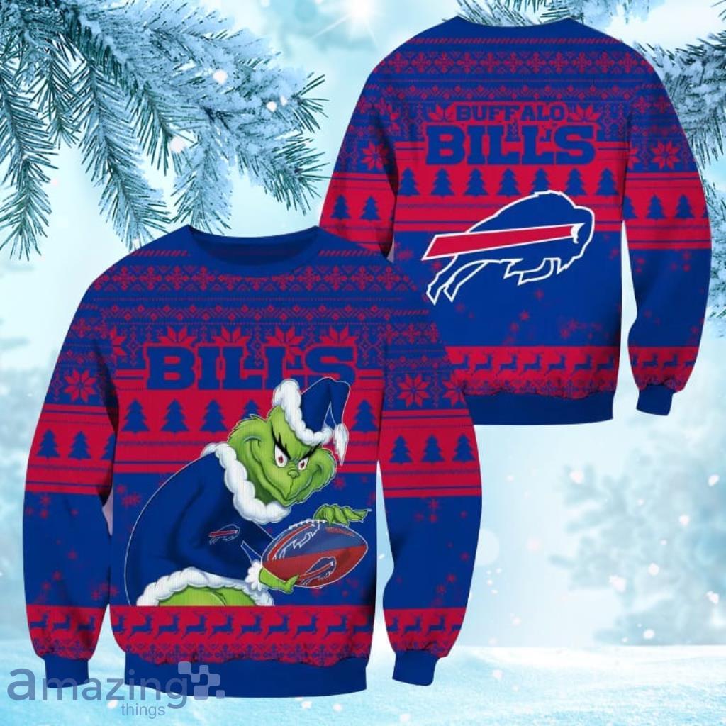 Buffalo Bills NFL Big Logo Ugly Christmas Sweater