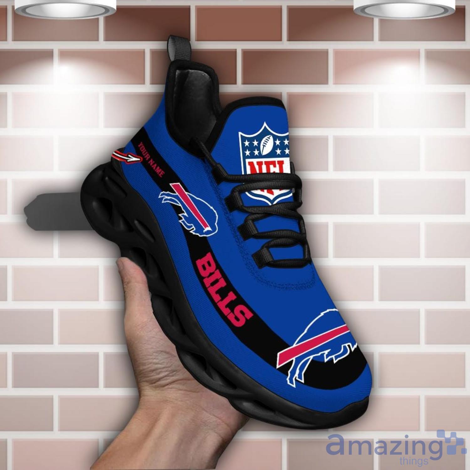 Buffalo Bills Custom Name Sneakers Max Soul Shoes Sport Shoes For