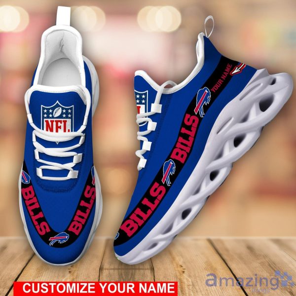 Buffalo Bills Custom Name NFL Max Soul Shoes Chunky Sneakers Gift