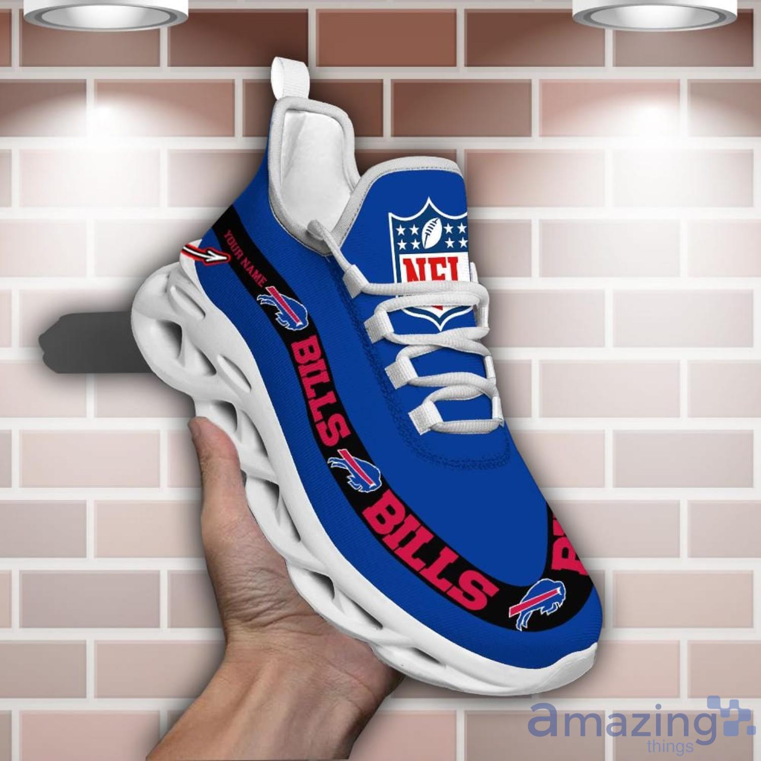 Buffalo Bills NFL Custom Name Unique Max Soul Shoes Gift For Fans Running  Sneaker - Banantees