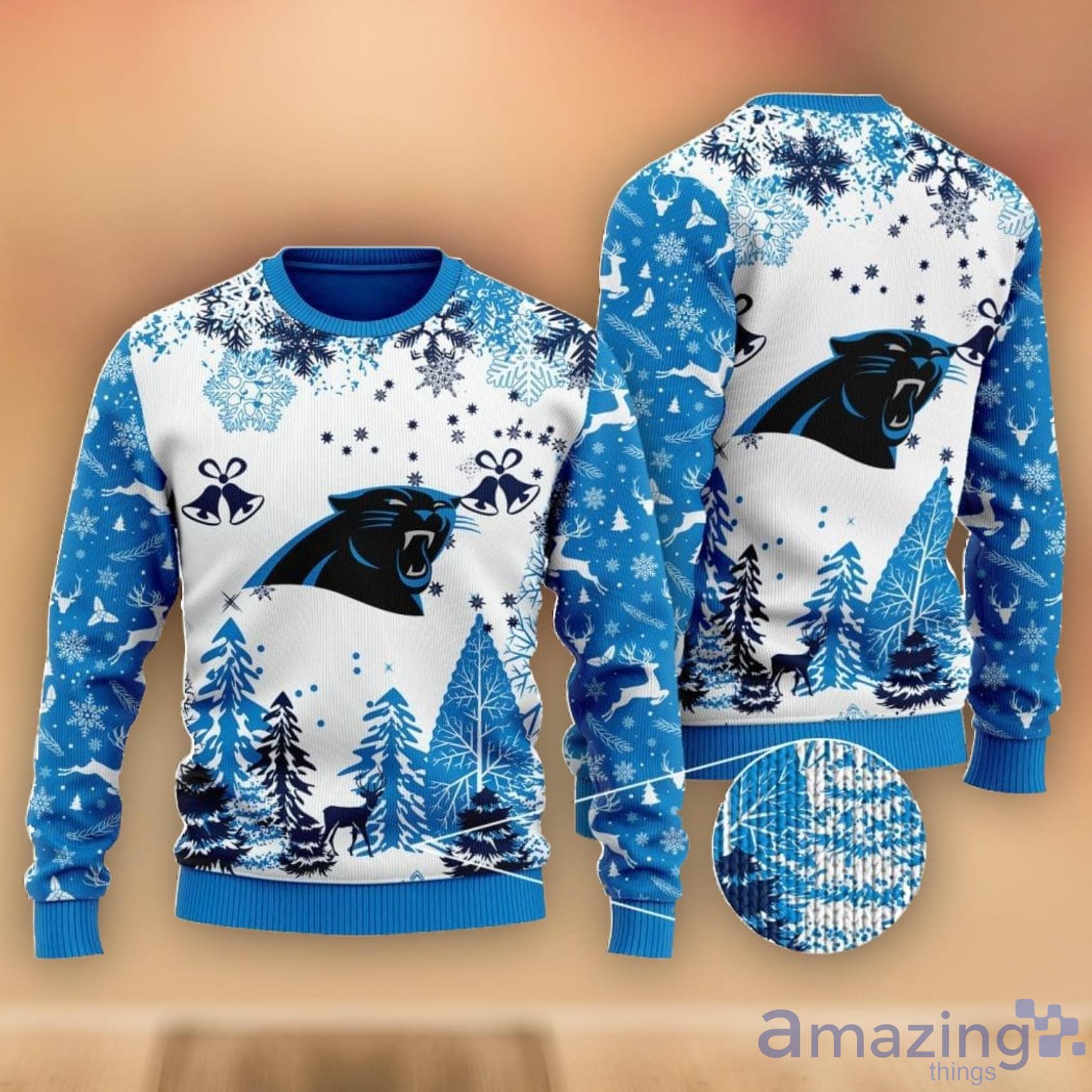 Carolina Panthers Logo Christmas Shirt - High-Quality Printed Brand