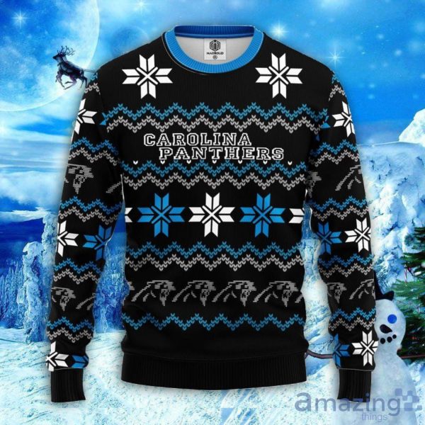 For Fans Carolina Panthers Mickey Mouse Lover Ugly Christmas Sweater  Christmas Gift