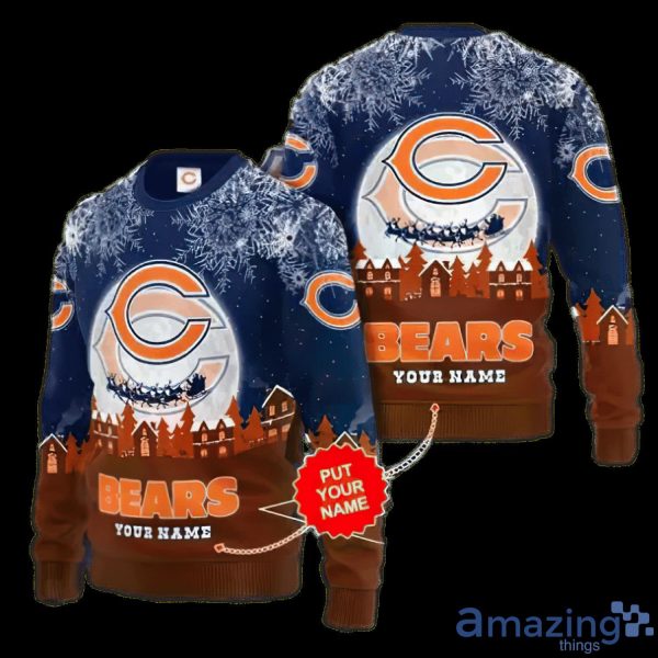 Chicago Bears NFL Custom Name Baseball Jersey Shirt Halloween Gift For Fans