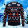 NFL Chicago Bears Sweater All Over Print Christmas Ugly Sweater Snowflake Pattern Christmas Gift