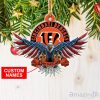 NFL Cincinnati Bengals Personalized Christmas Ornament American US Eagle