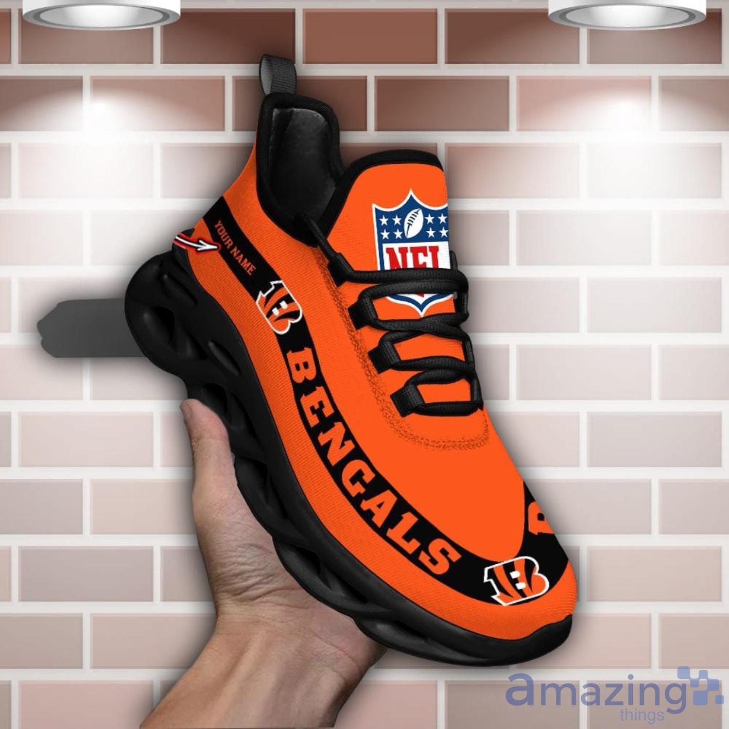 Cincinnati Bengals LGBT NFL Custom Name Running Sneakers