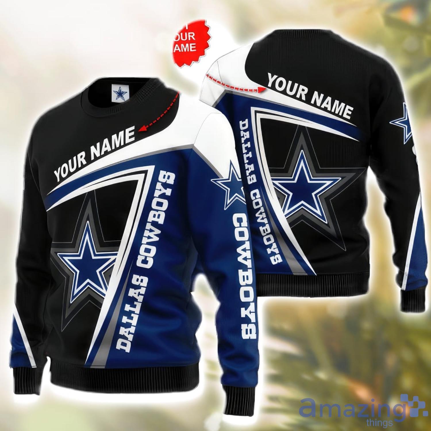 Dallas Cowboys Personalized NFL Jersey Hoodie 3D