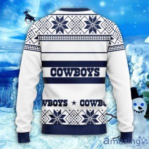 NFL Dallas Cowboys Sweater All Over Print Christmas Ugly Sweater Christmas Gift For Fans Product Photo 2