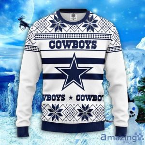 NFL Dallas Cowboys Sweater All Over Print Christmas Ugly Sweater Christmas Gift For Fans Product Photo 1