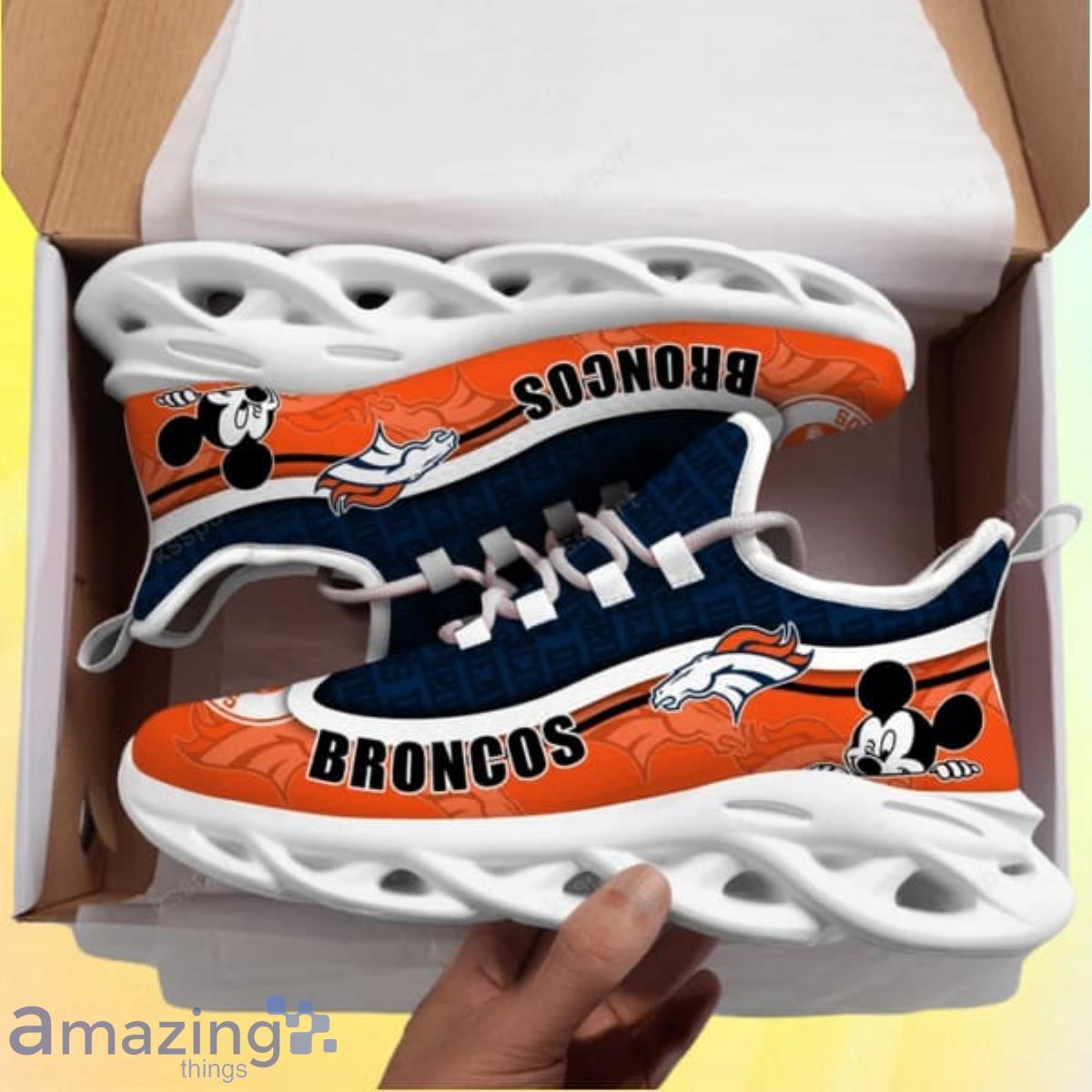 NFL Denver Broncos Clunky Sneaker Custom Name Max Soul Shoes Unique Gift Product Photo 1