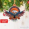 NFL Denver Broncos Personalized Christmas Ornament American US Eagle