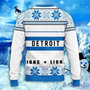 NFL Detroit Lions Sweater All Over Print Christmas Ugly Sweater Christmas Gift For Fans image NFL Detroit Lions Sweater All Over Print Christmas Ugly Sweater Christmas Gift For Fans Product Photo 2