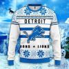 NFL Detroit Lions Sweater All Over Print Christmas Ugly Sweater Christmas Gift For Fans