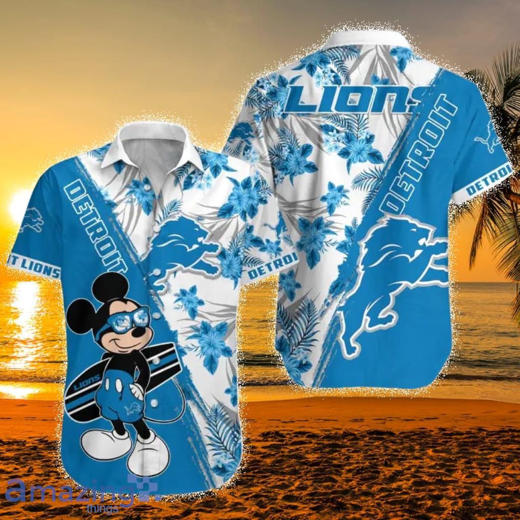 Custom Name Detroit Lions Hawaiian Shirt NFL Football Hawaiian Shirt Cheap  For Men Women - T-shirts Low Price