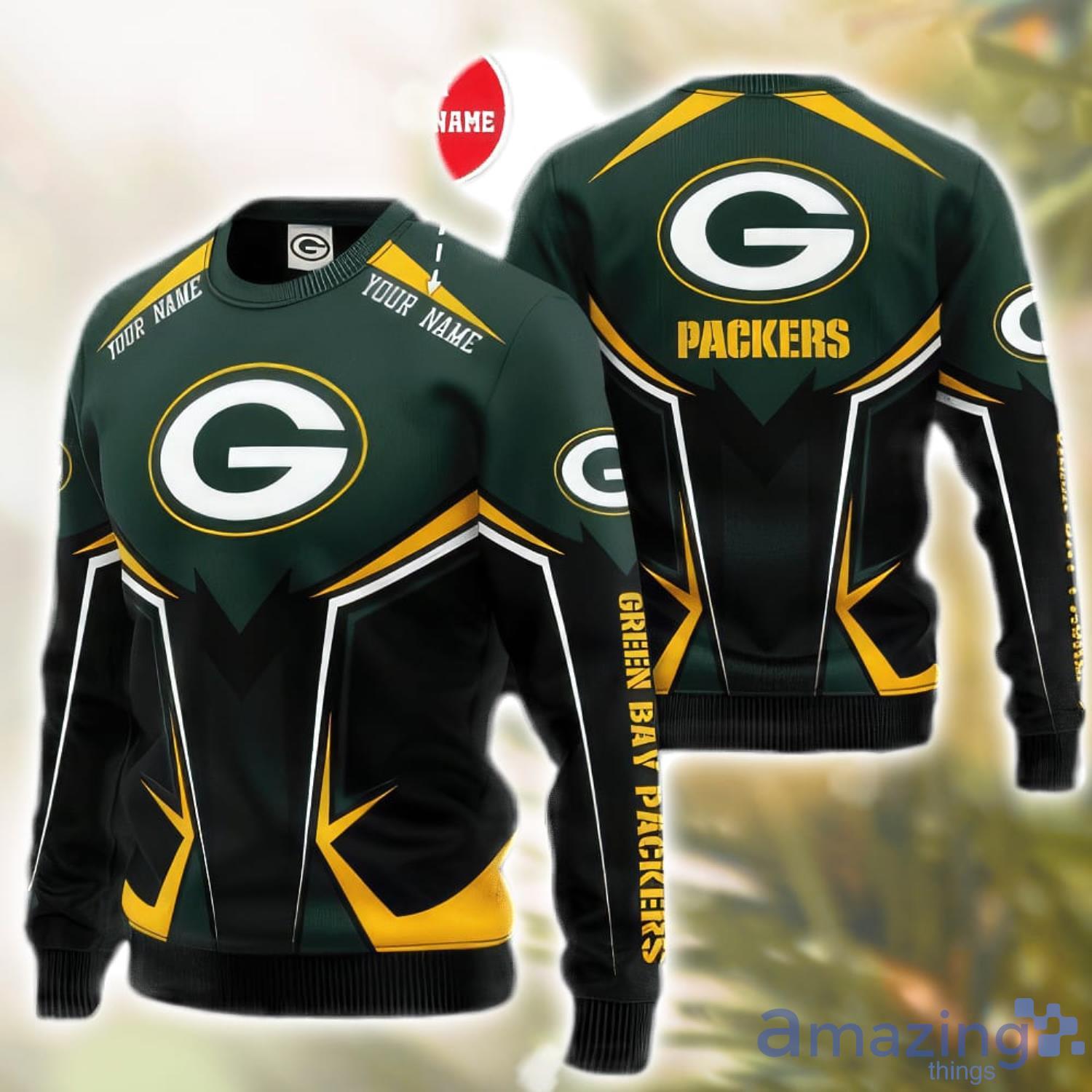 Personalized Green Bay Packers NFL Ugly Sweater 3D Gift For Men And Women