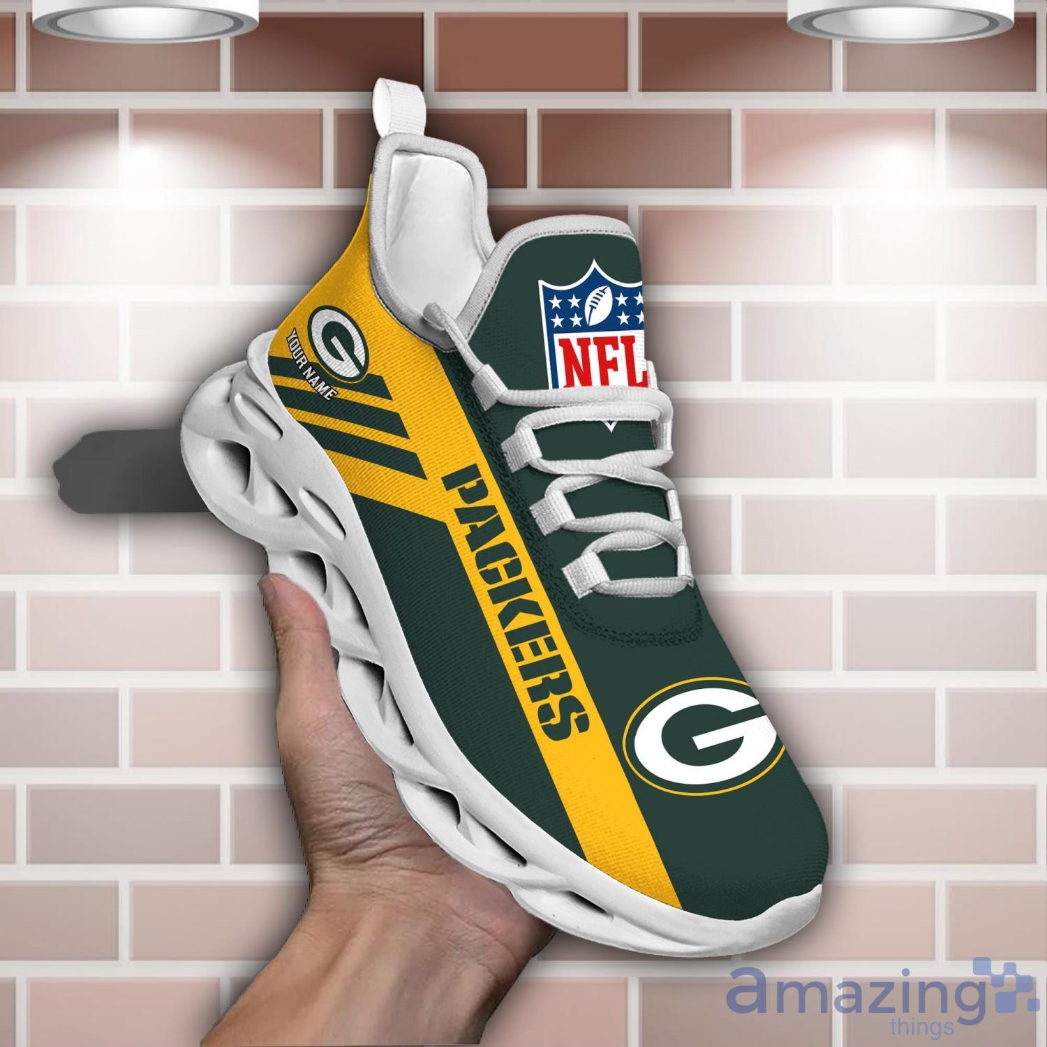 Green Bay Packers NFL Custom Name Max Soul Shoes Clunky Sneakers Special  Gift For Men Women Fans