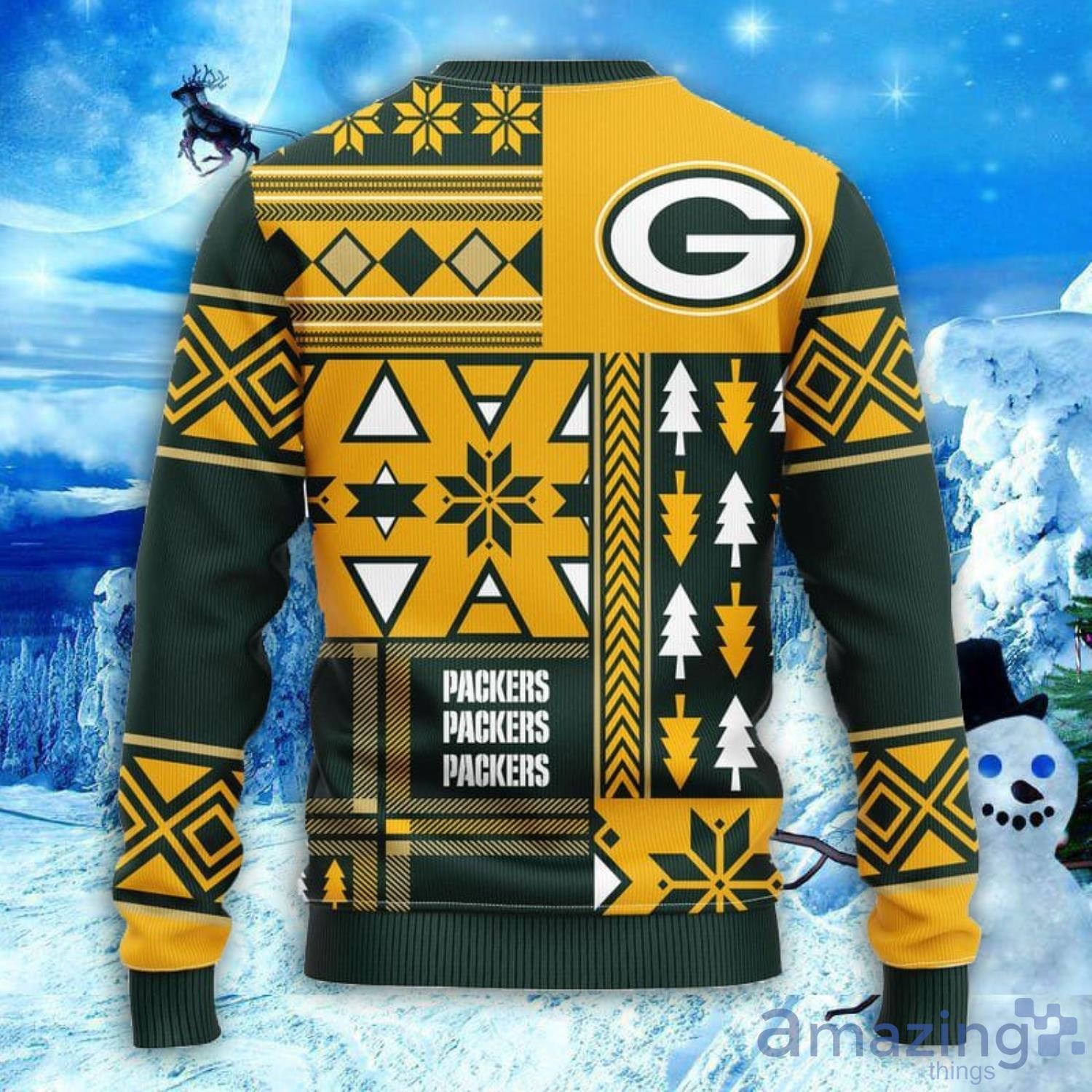 Packers Xmas Sweater Discount Custom Green Bay Packers Christmas Gift -  Personalized Gifts: Family, Sports, Occasions, Trending