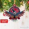 NFL Houston Texans Personalized Christmas Ornament American US Eagle