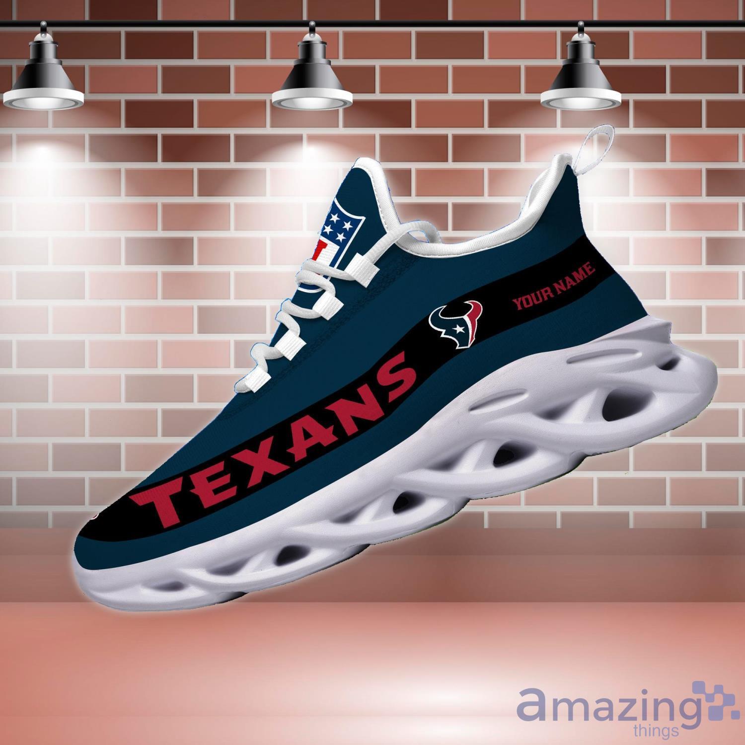 NFL Houston Texans Running Sneakers Custom Name Cool Gift Max Soul Sneakers image NFL Houston Texans Running Sneakers Custom Name Cool Gift Max Soul Sneakers Product Photo 5