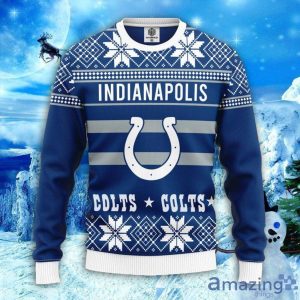 NFL Indianapolis Colts Sweater All Over Print Christmas Ugly Sweater Christmas Gift For Fans Product Photo 1