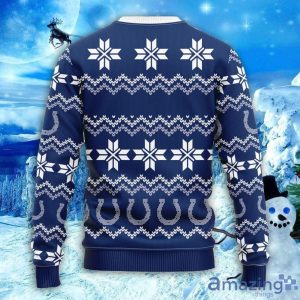 NFL Indianapolis Colts Sweater All Over Print Christmas Ugly Sweater Snowflake Pattern Christmas Gift image NFL Indianapolis Colts Sweater All Over Print Christmas Ugly Sweater Snowflake Pattern Christmas Gift Product Photo 2