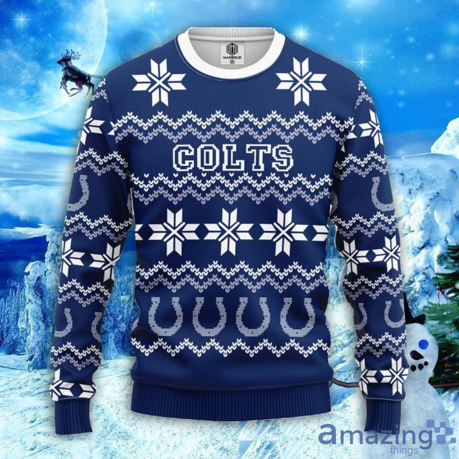 Indianapolis Colts Womens Christmas Sweater – Ugly Christmas Sweater Party