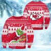 NFL Kansas City Chiefs Grinch Personalized Christmas Ugly Sweater 3D Gift For Big Fans