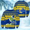 NFL Los Angeles Rams Grinch Personalized Christmas Ugly Sweater 3D Gift For Big Fans