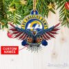 NFL Los Angeles Rams Personalized Christmas Ornament American US Eagle