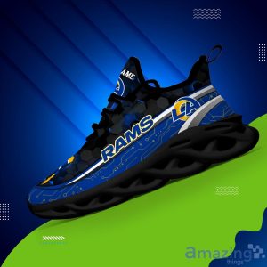 NFL Los Angeles Rams Custom Name Limited Max Soul Shoes